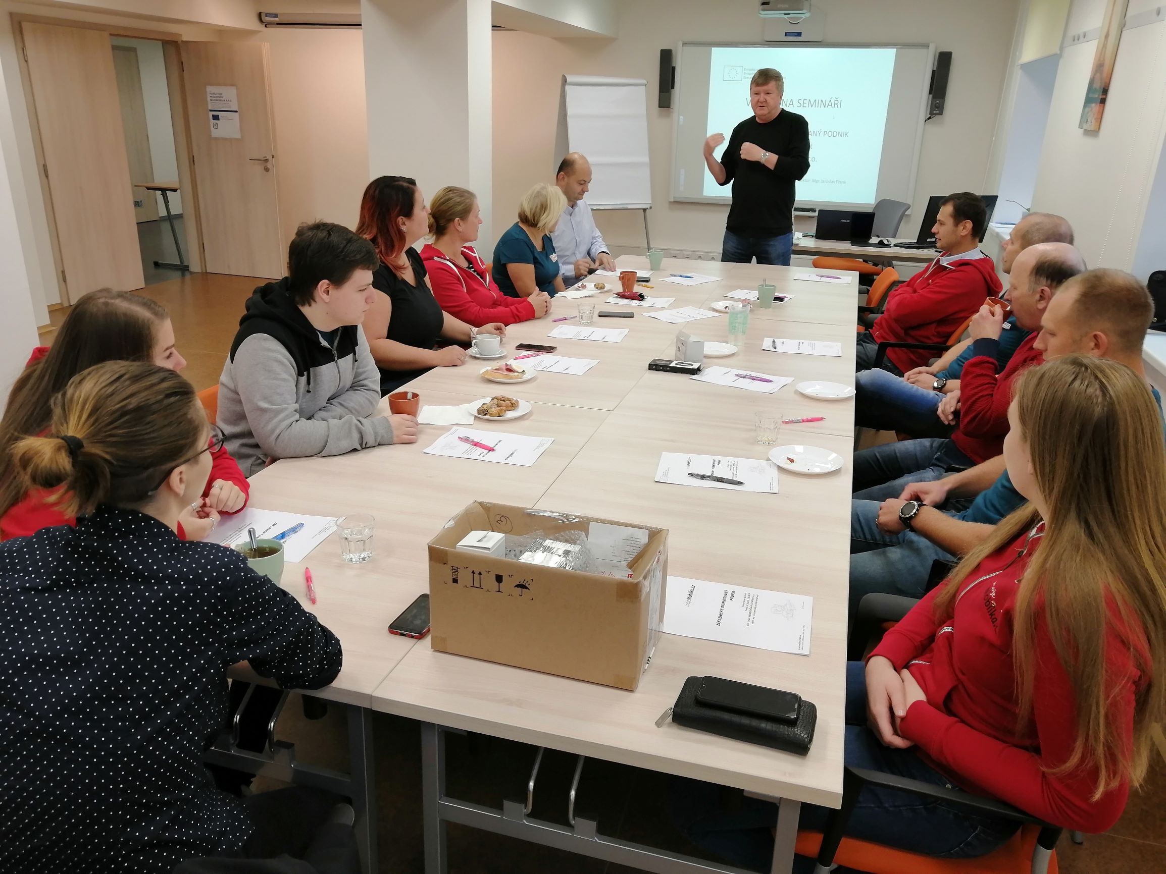 Trénink obchodníků s názvem 